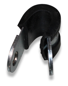 Pipe clamp 8mm w/inlet